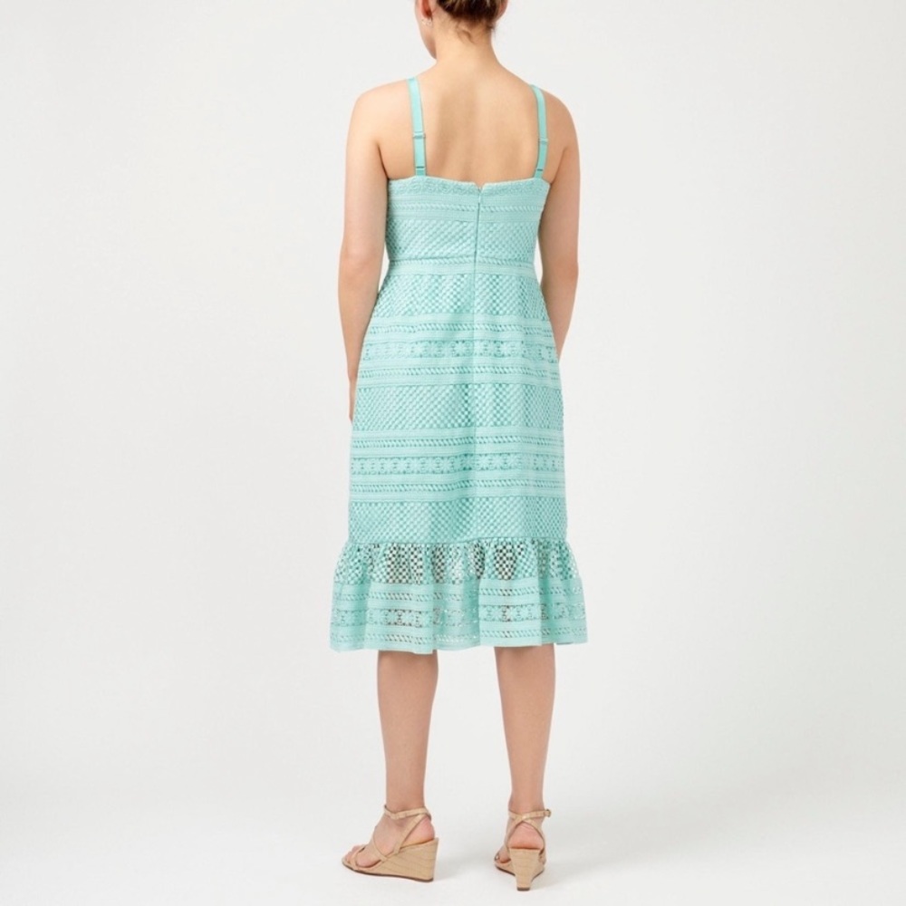 J. Crew Geometric Lace Midi Dress - Picture 2 of 16